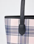 Boston + Bailey Printed Tote, Blush Check product photo View 09 S