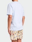 Mitch Dowd Doggy Loungin Short PJ Set, Sand product photo View 02 S