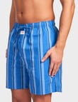 Mitch Dowd Surf 68 Cotton Woven Sleep Short, Blue product photo View 04 S