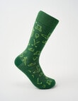 Mazzoni Golf Icons Bamboo-blend Crew Sock, Green product photo