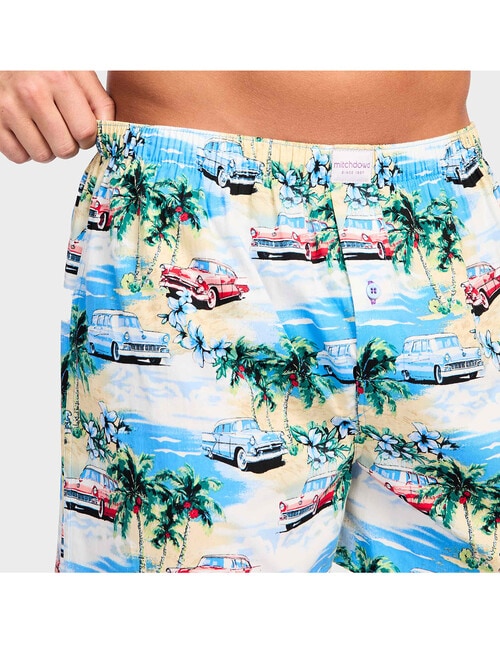 Mitch Dowd Aloha Cotton Boxer, Multicolour product photo View 04 L
