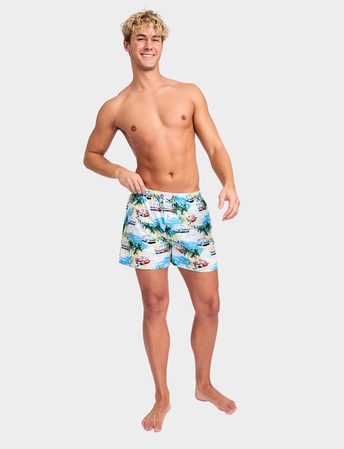 Mitch Dowd Aloha Cotton Boxer, Multicolour product photo View 05 L