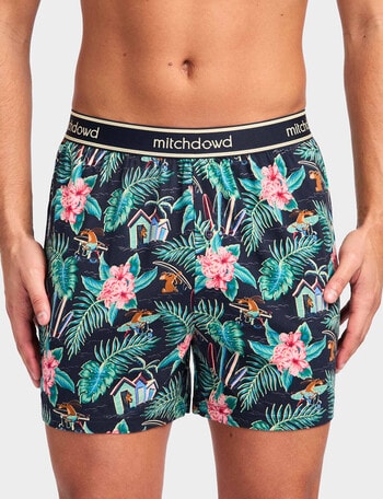 Mitch Dowd Palmy Pooches Knit Boxer, Multicolour product photo