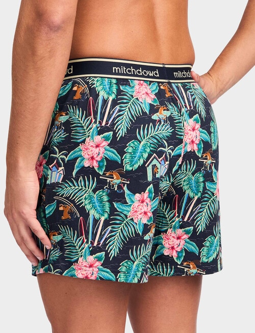 Mitch Dowd Palmy Pooches Knit Boxer, Multicolour product photo View 02 L