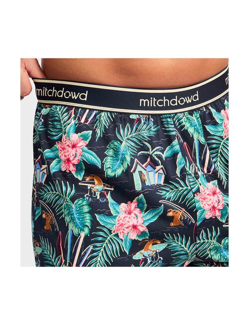 Mitch Dowd Palmy Pooches Knit Boxer, Multicolour product photo View 04 L