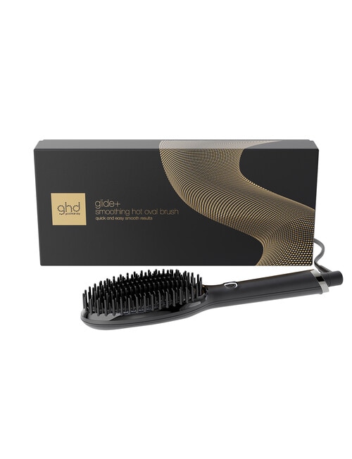 ghd Glide+ Smoothing Hot Oval Brush, Black product photo
