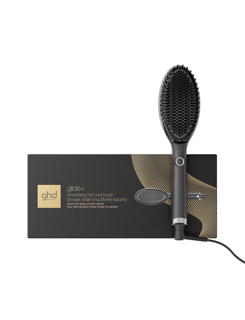 ghd Glide+ Smoothing Hot Oval Brush, Black product photo View 02 L