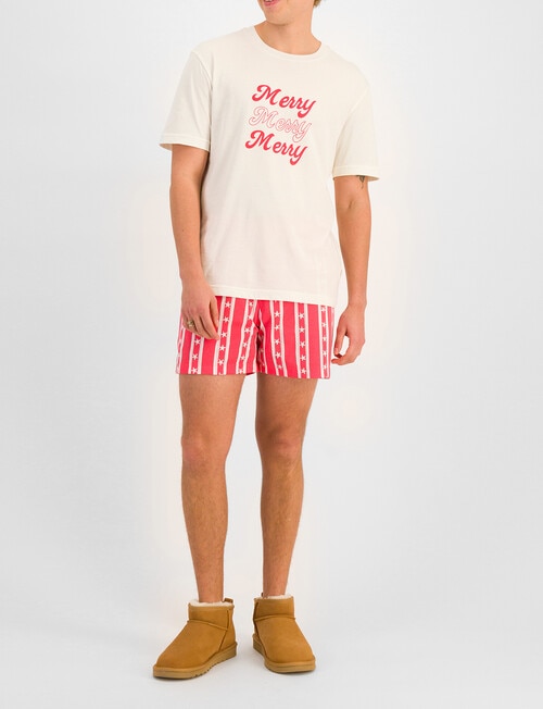 Bonds Merry Merry Merry Christmas Sleep Tee, Very Merry product photo View 04 L