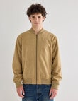 Gasoline Suede Bomber, Tan product photo