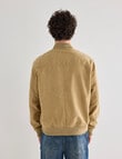 Gasoline Suede Bomber, Tan product photo View 02 S