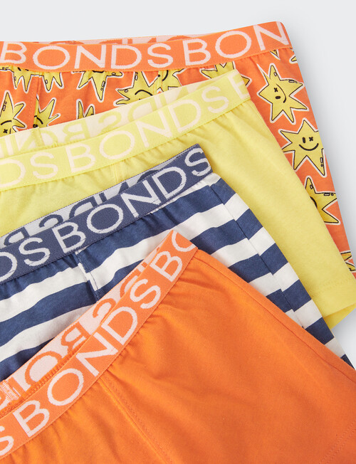 Bonds Multipacks Trunks, 4-Pack, Star Sticker product photo View 03 L