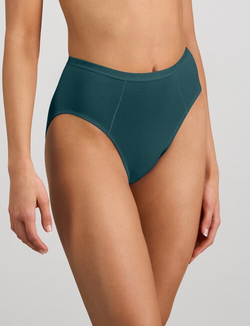 Bendon Body Cotton High Cut Brief, Mediterranea product photo View 03 L