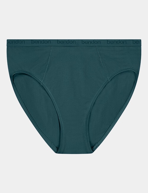 Bendon Body Cotton High Cut Brief, Mediterranea product photo View 05 L