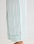 Mineral Sleep Cropped Pant, Mint Stripe product photo View 05 S