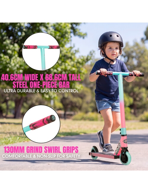 MADD Carve Flow-X Scooter, Bright Pink & Teal product photo View 05 L