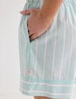 Mineral Sleep Short, Mint Stripe product photo View 05 S