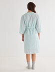 Mineral Sleep Robe, Mint Stripe product photo View 02 S