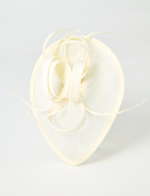 Whistle Accessories Lillian Fascinator, Ivory product photo