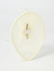 Whistle Accessories Lillian Fascinator, Ivory product photo View 03 S