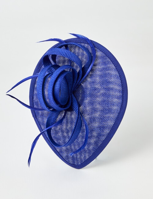 Whistle Accessories Lillian Fascinator, Cobalt Blue product photo