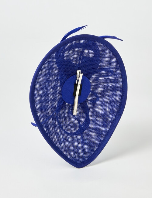Whistle Accessories Lillian Fascinator, Cobalt Blue product photo View 03 L