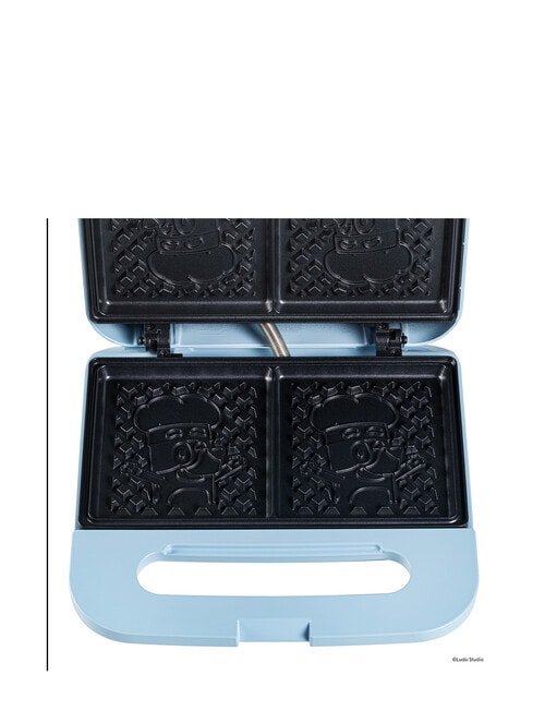 Uncanny Bluey Double Square Waffle Maker, WM2-BLU-BL2-NZ product photo View 05 L