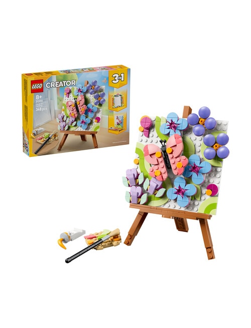 LEGO Creator 3-in-1 3-in1 Floral Art D&eacute;cor Painting, 31390 product photo
