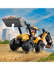 LEGO City City Yellow Backhoe Loader Construction, 60480 product photo View 03 S