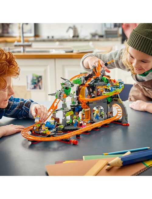 LEGO City City Lava Land Roller Coaster Park Building, 60501 product photo View 06 L