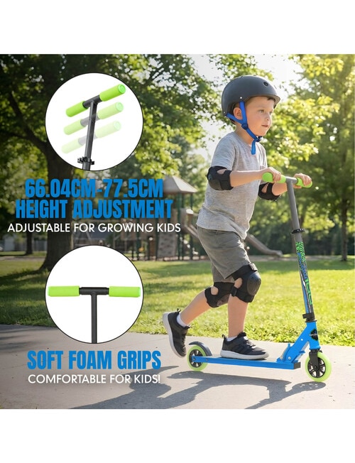 MADD Carve Flow 100 Scooter, Dark Blue & Green product photo View 05 L