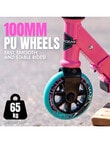 MADD Carve Flow 100 Scooter, Pink & Teal product photo View 03 S