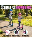 MADD Carve Flow 100 Scooter, Pink & Teal product photo View 07 S