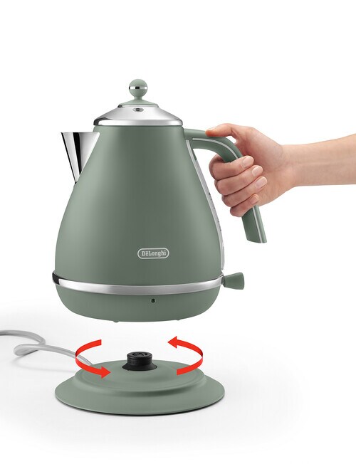 DeLonghi Icona Capitals Kettle, Green, KBOC2001.MG product photo View 03 L