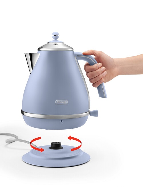 DeLonghi Icona Capitals 1.7 Litre Kettle, Blue, KBOC2001.LA product photo View 03 L
