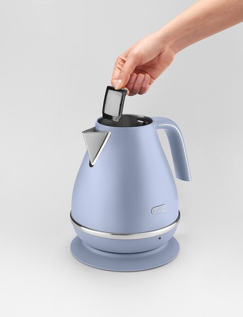 DeLonghi Icona Capitals 1.7 Litre Kettle, Blue, KBOC2001.LA product photo View 04 L