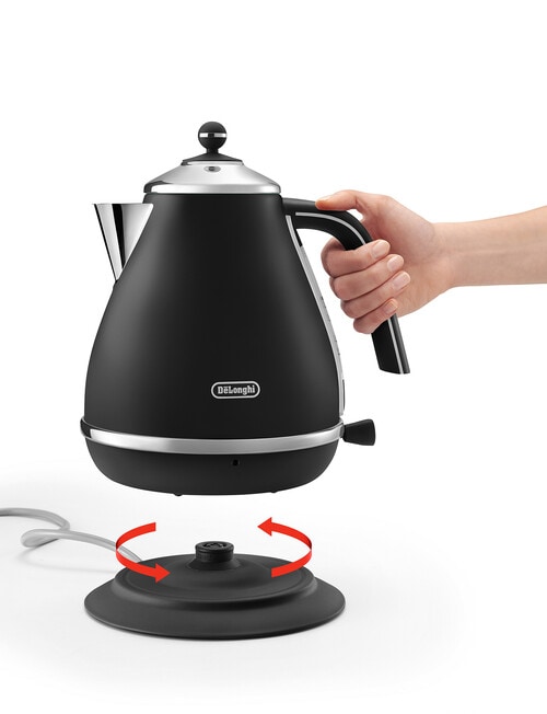 DeLonghi Icona Capitals Kettle, Black, KBOC2001.BK product photo View 03 L
