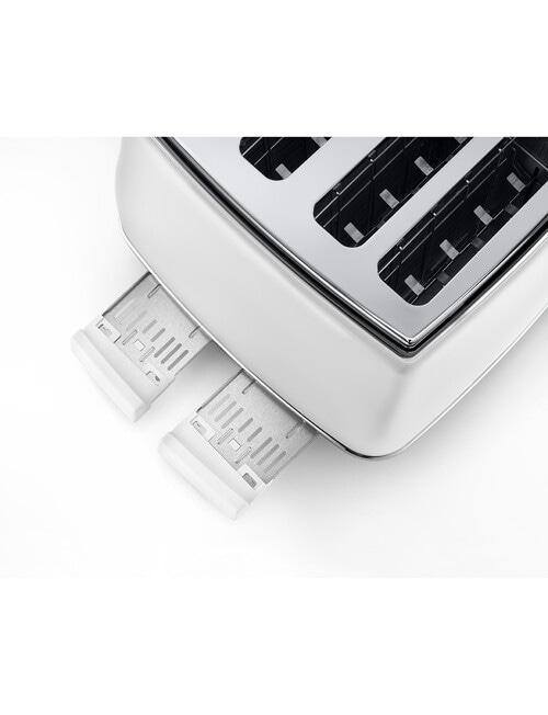DeLonghi Icona Capitals 4 Slice Toaster, White, CTOC4003.IW product photo View 03 L