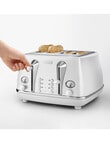 DeLonghi Icona Capitals 4 Slice Toaster, White, CTOC4003.IW product photo View 04 S