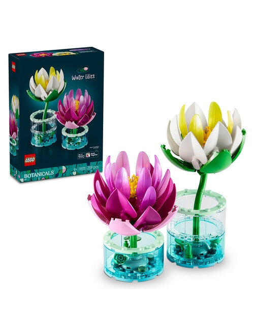 LEGO Botanicals Botanicals Water Lilies Flower Building Set, 11511 product photo