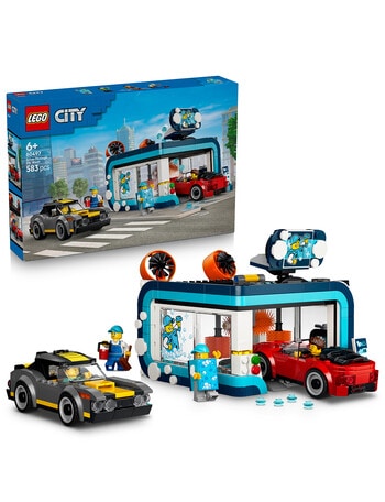 LEGO City City Drive-Through Car Wash - Building Kit, 60497 product photo