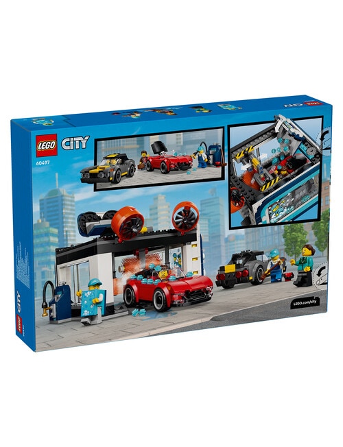 LEGO City City Drive-Through Car Wash - Building Kit, 60497 product photo View 02 L