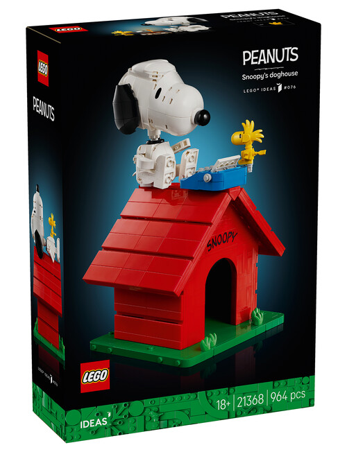 LEGO Ideas Peanuts: Snoopy's Doghouse, 21368 product photo View 02 L