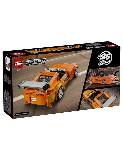 LEGO Speed Champions The Fast and The Furious Toyota Supra MK4, 77260 product photo View 02 L