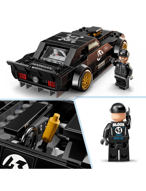LEGO Speed Champions Ken Block's '65 Ford Mustang Hoonicorn V1, 77262 product photo View 03 L
