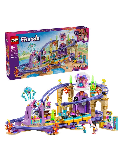 LEGO Friends Friends Mermaid Roller Coaster Toy, 42703 product photo