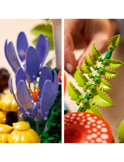 LEGO Botanicals Botanicals Woodland Mushrooms Building Set, 11505 product photo View 03 L