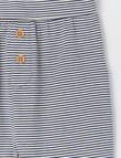 Little Bundle Essential Unisex Pant, Navy Stripe product photo View 02 S