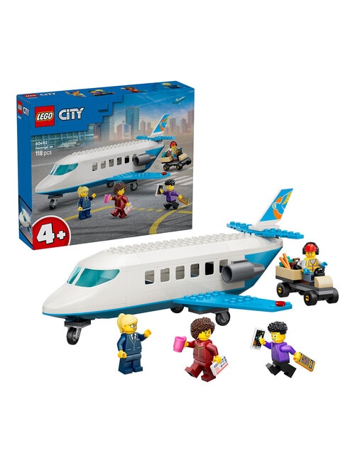 LEGO City City Passenger Jet Airplane Toy Building Set, 60492 product photo