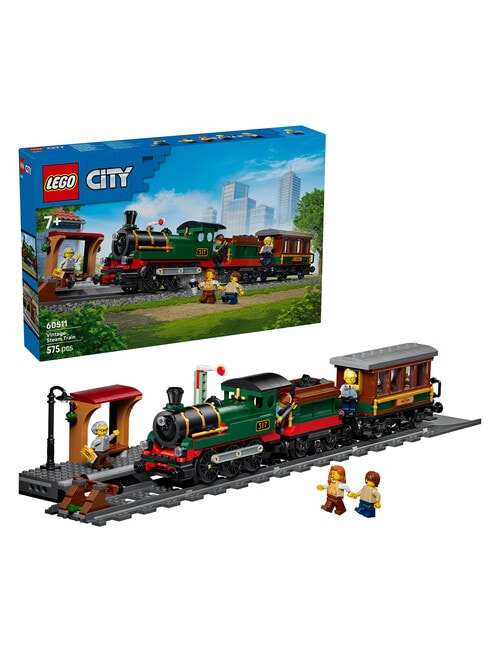LEGO City City Vintage Steam Train Toy Building Set, 60511 product photo