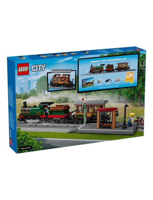 LEGO City City Vintage Steam Train Toy Building Set, 60511 product photo View 02 L